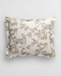 tree print pillowcase - taupe beige