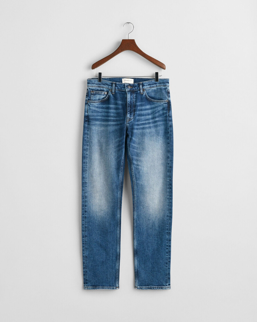slim fit jeans - mid blue vintage