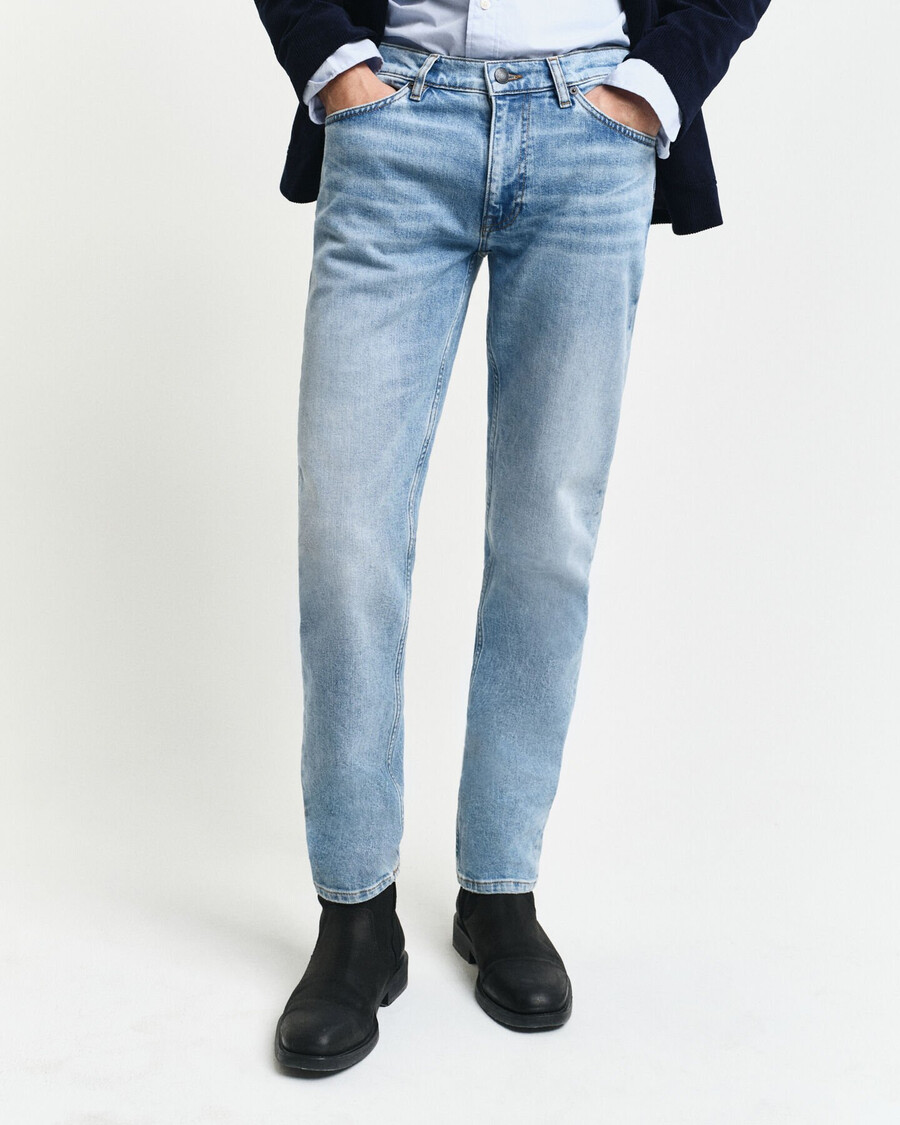 slim fit jeans - light blue vintage