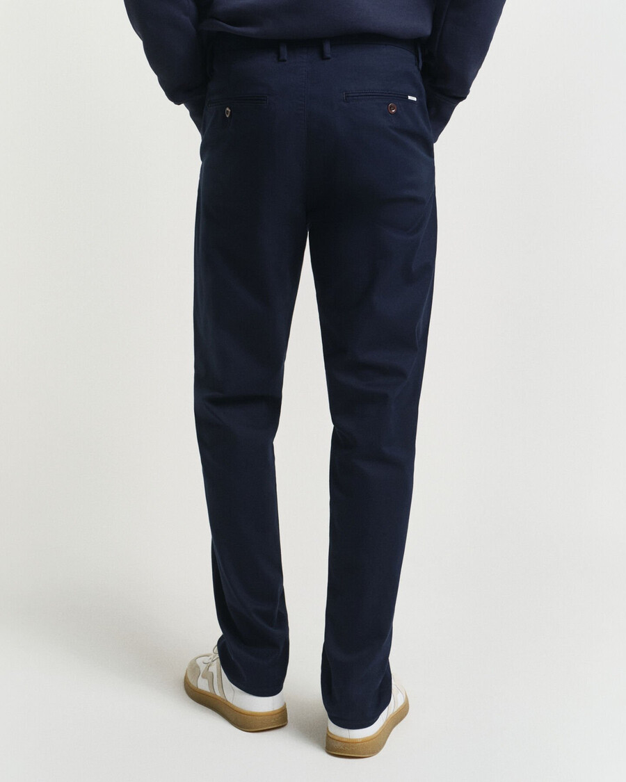 regular fit chinos - marine
