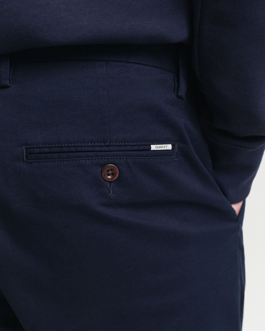 regular fit chinos - marine