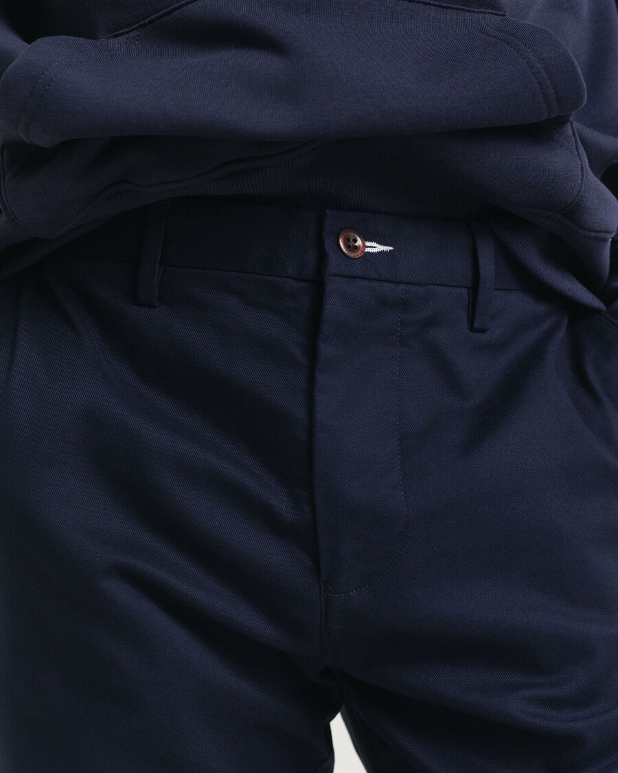 regular fit chinos - marine