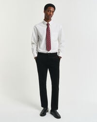 slim fit corduroy chinos - black