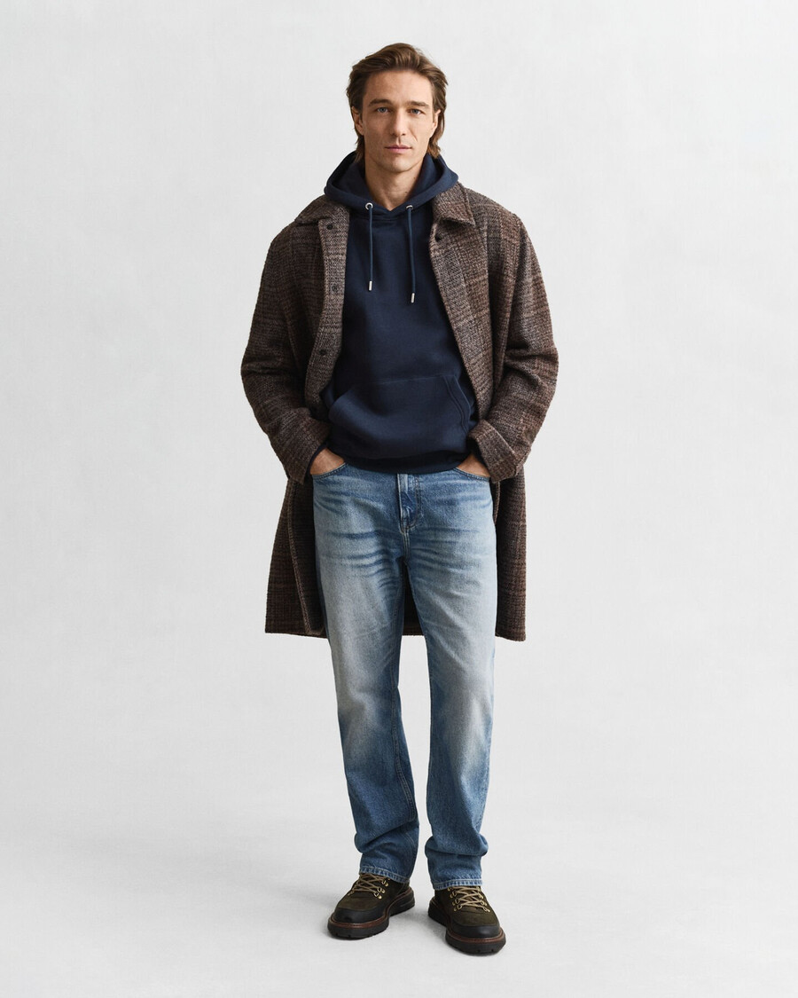 shield hoodie - evening blue