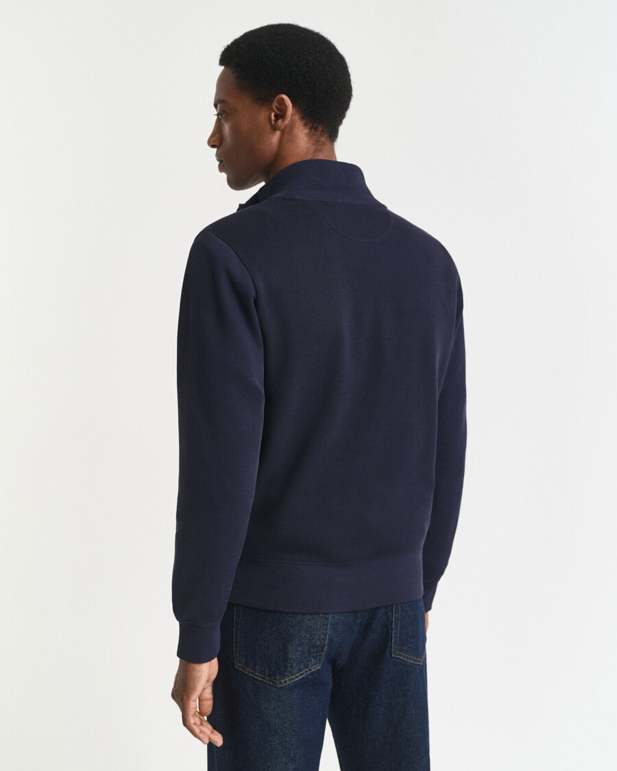 sacker rib halfzip sweatshirt - evening blue