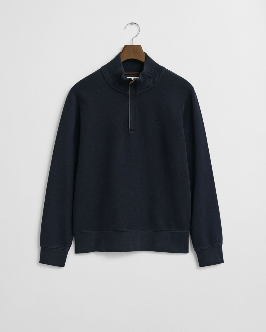 sacker rib halfzip sweatshirt - evening blue