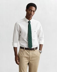 regular fit classic poplin shirt - white