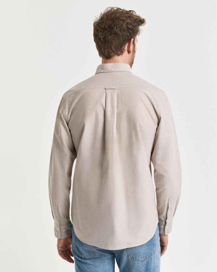 regular fit classic oxford shirt - warm khaki