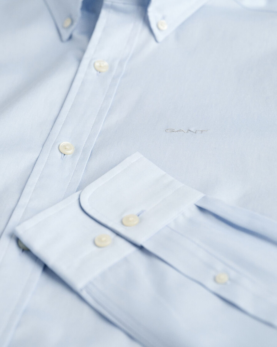regular fit pinpoint oxford shirt - light blue