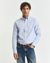 regular fit pinpoint oxford shirt - light blue