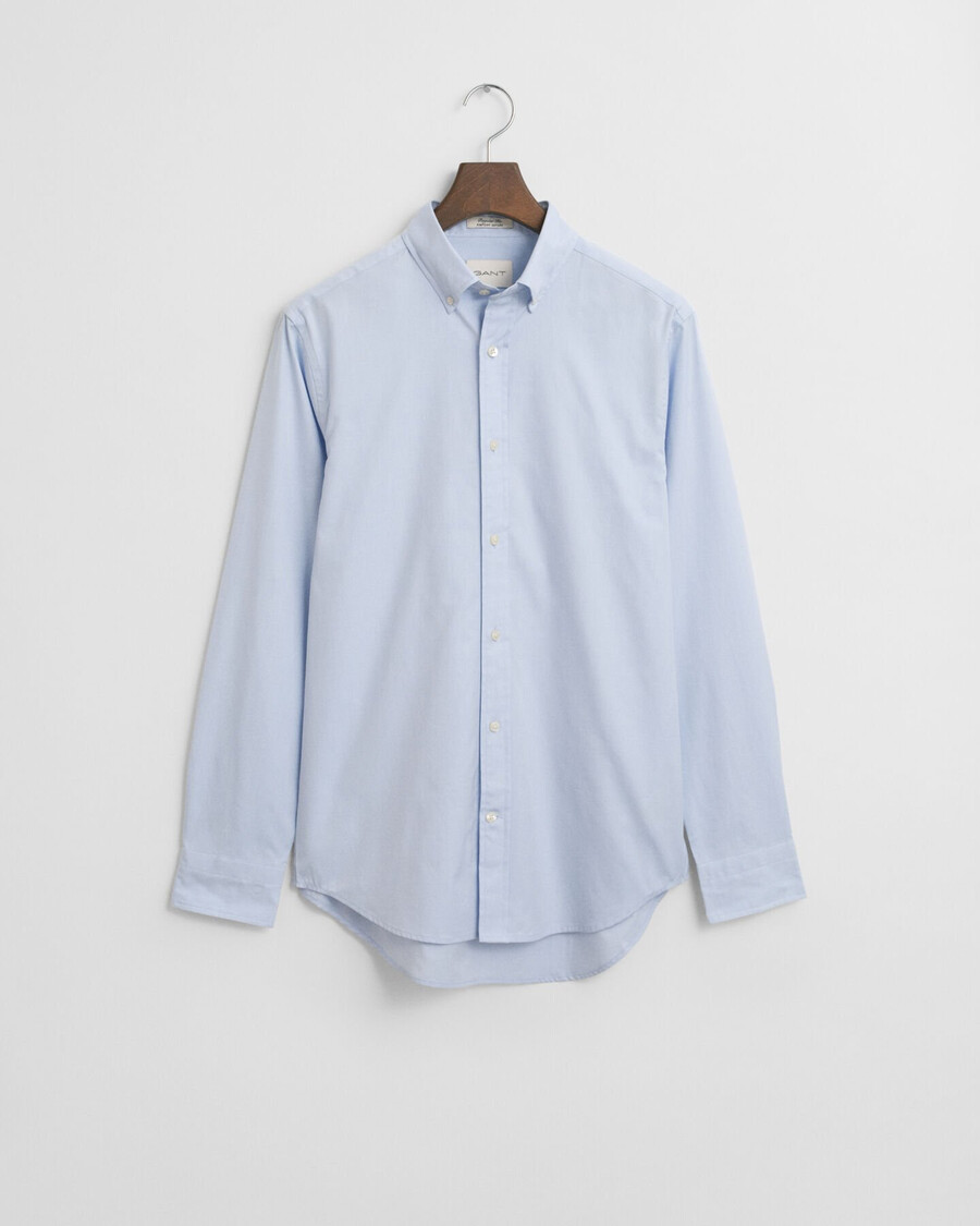 regular fit pinpoint oxford shirt - light blue