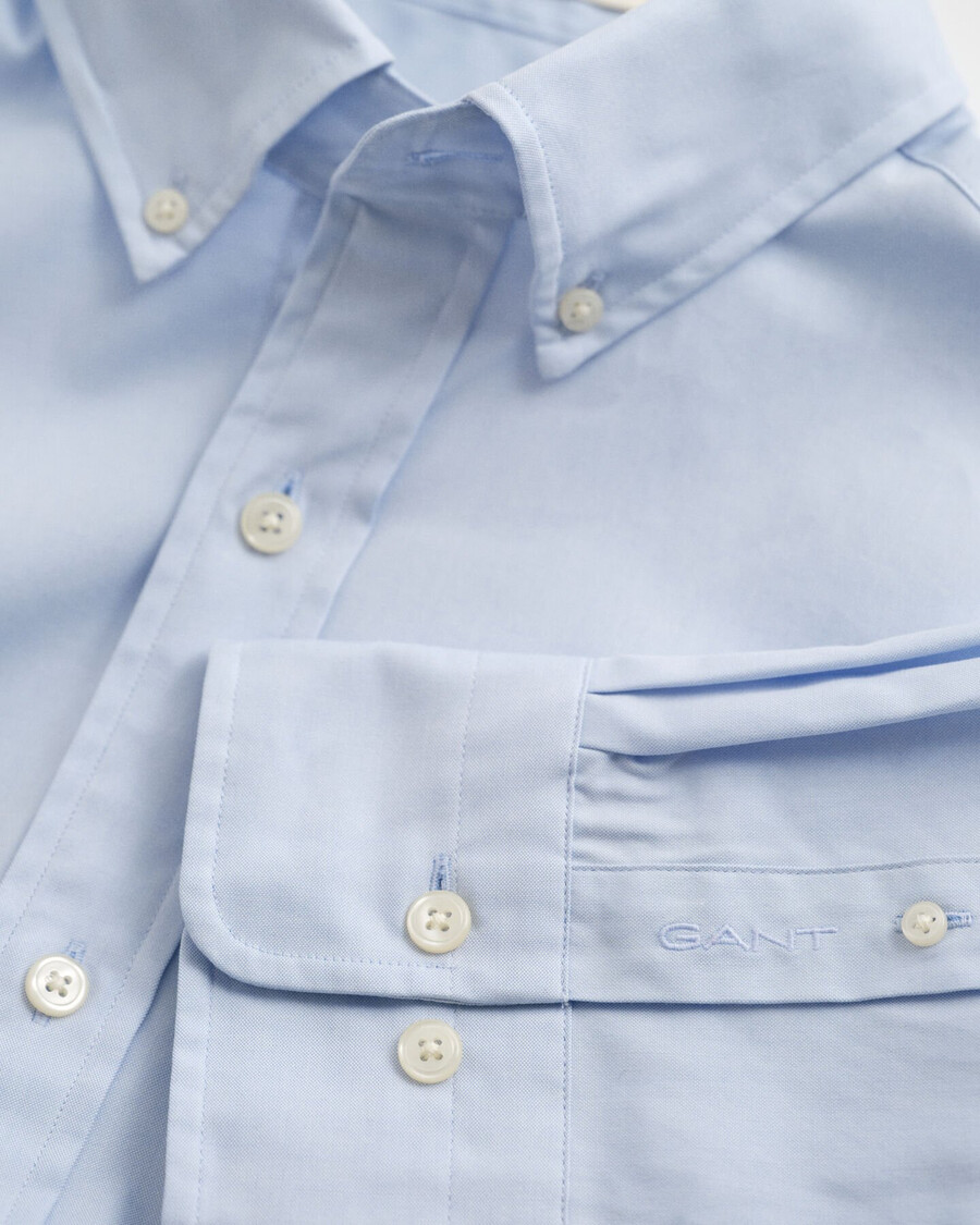regular fit pinpoint oxford shirt - light blue