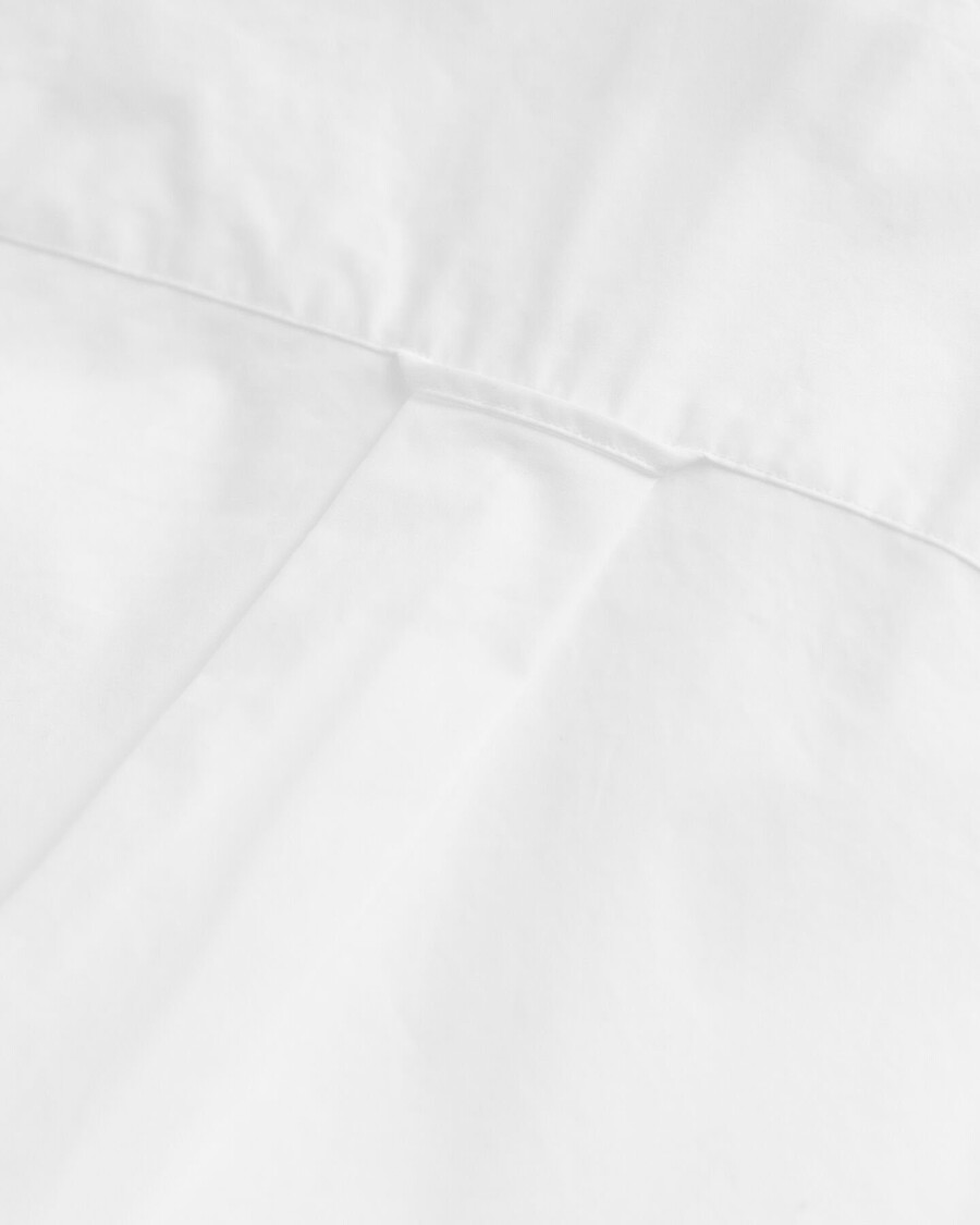 relaxed fit heritage poplin shirt - white