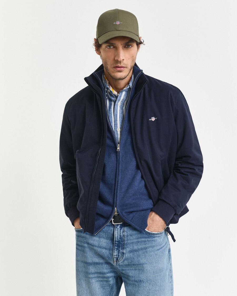 padded hampshire jacket - evening blue