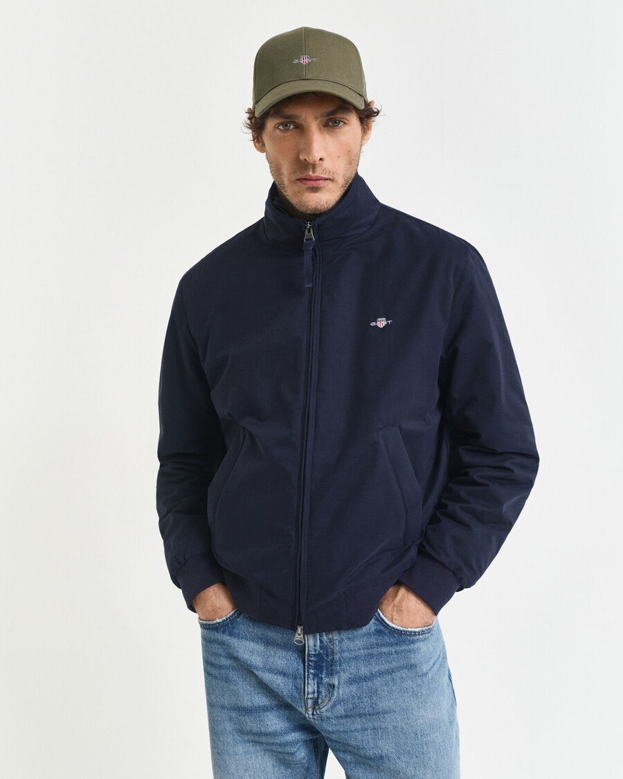 padded hampshire jacket - evening blue