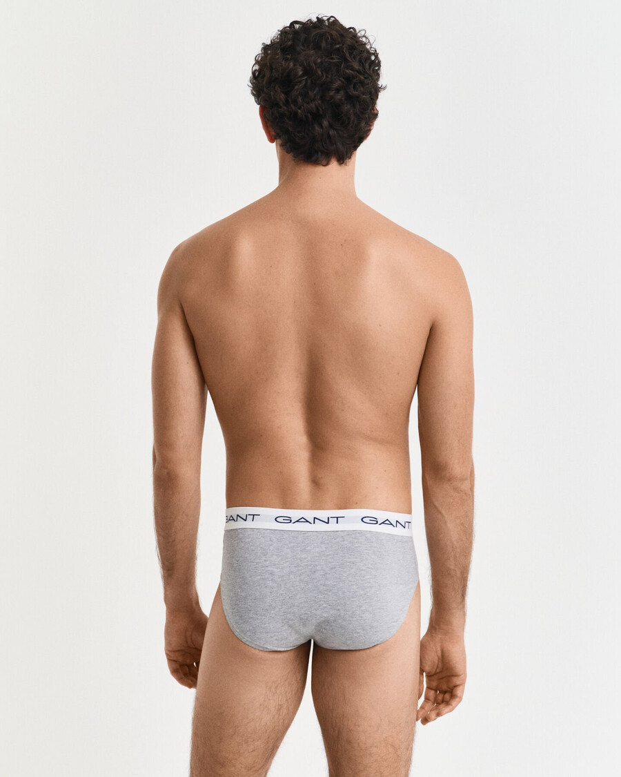 3pack briefs - light grey melange