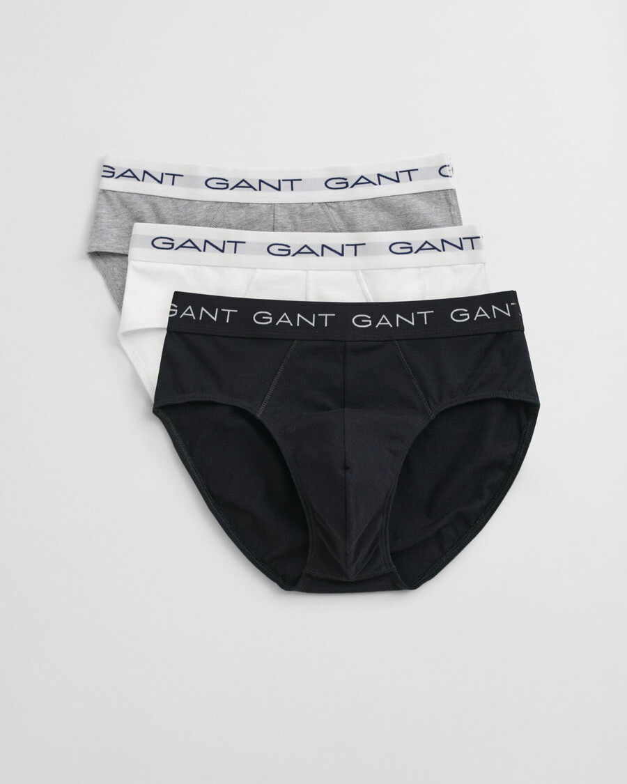 3pack briefs - light grey melange