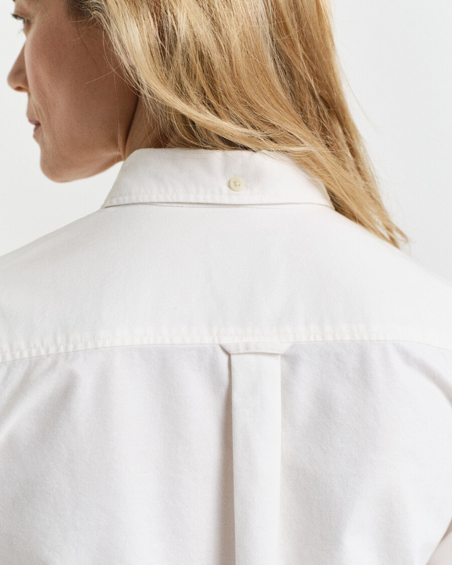 regular fit classic oxford shirt - white