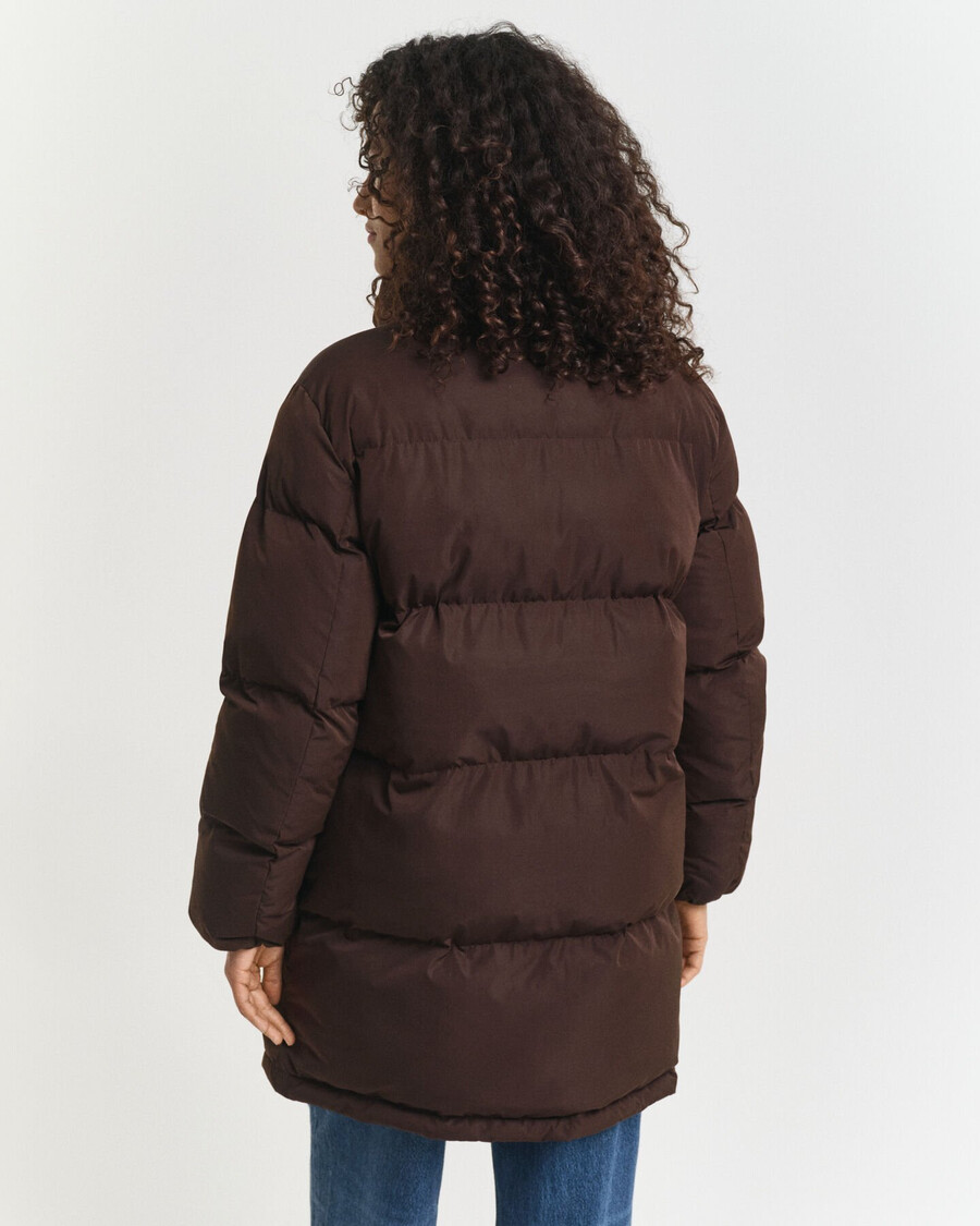 active cloud coat - deep brown