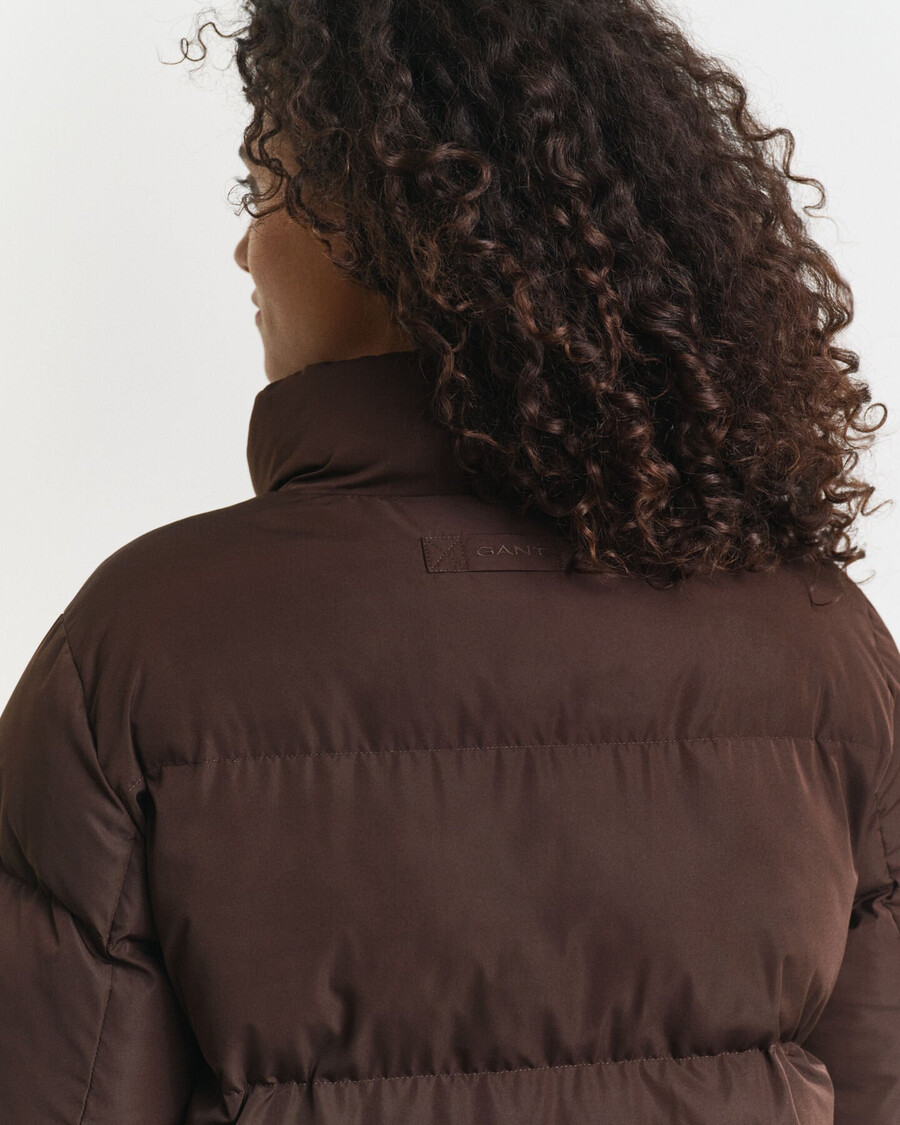 active cloud coat - deep brown