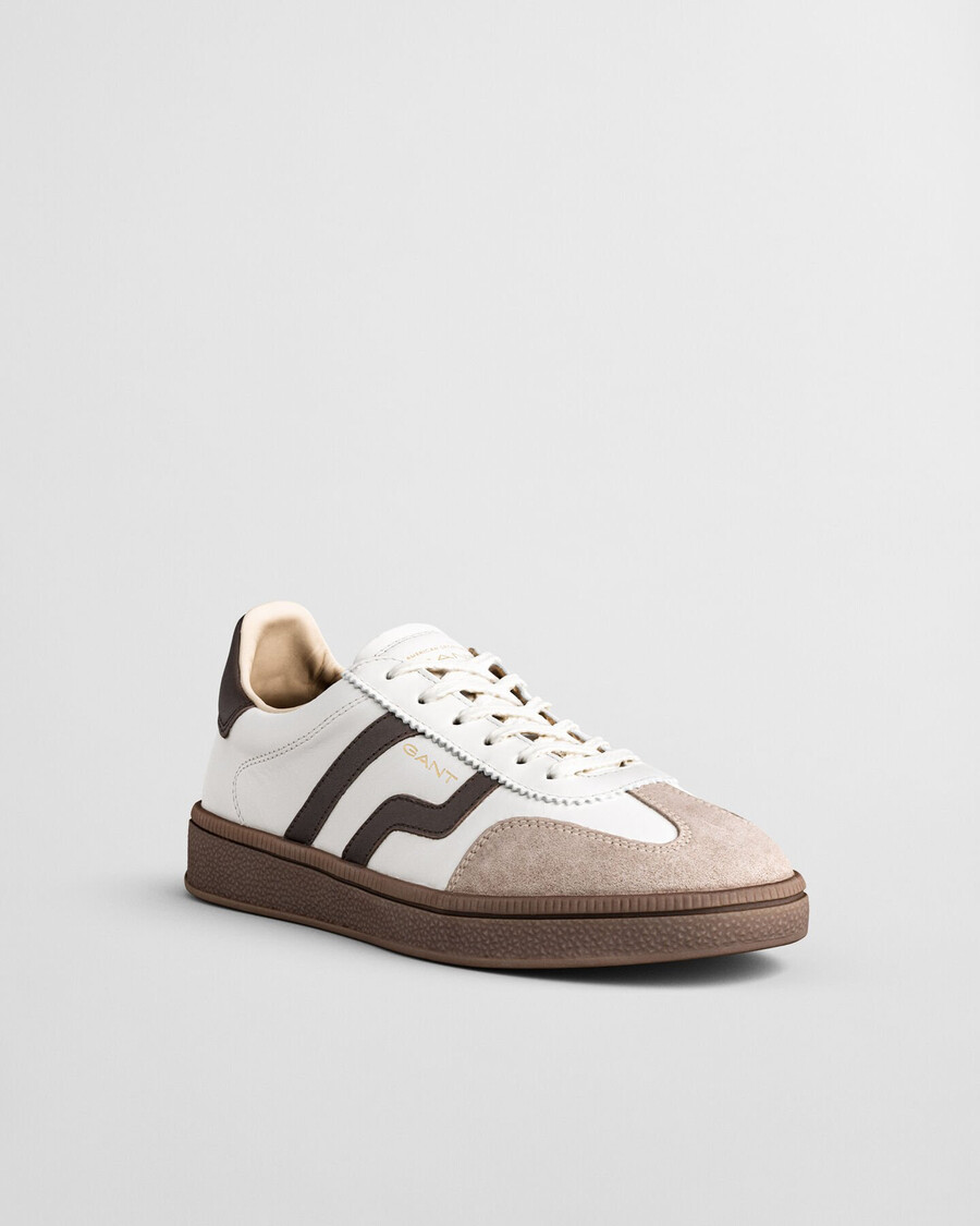 cuzima leather sneakers - brown
