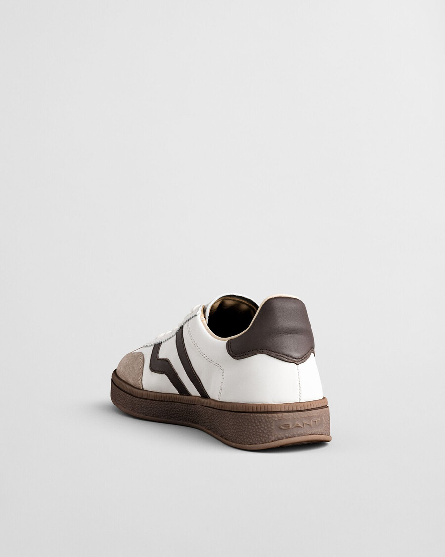 cuzima leather sneakers - brown