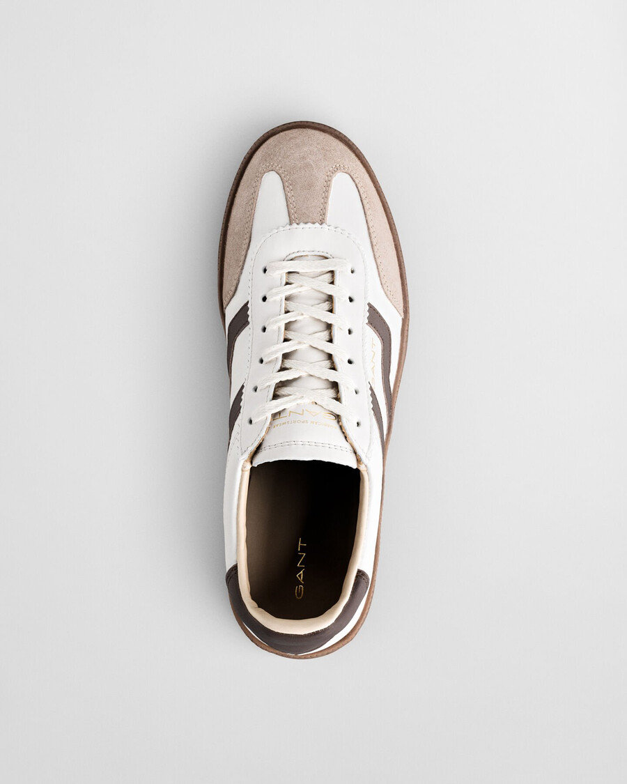 cuzima leather sneakers - brown