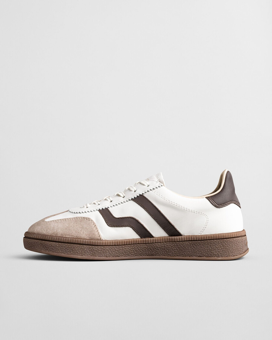 cuzima leather sneakers - brown