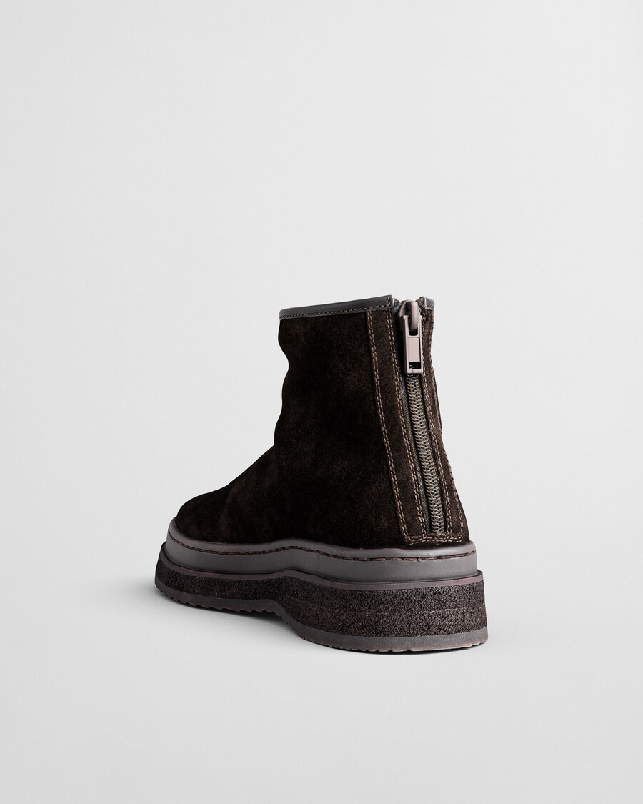 sistown mid boots - deep brown