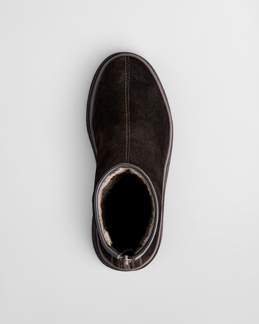sistown mid boots - deep brown